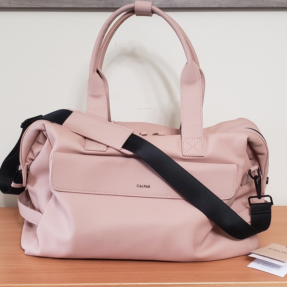 Calpak HUE Laptop Duffle Carry-On Pink
